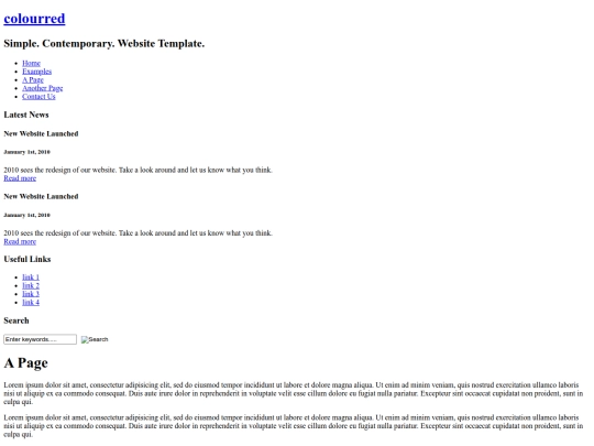 page screenshot