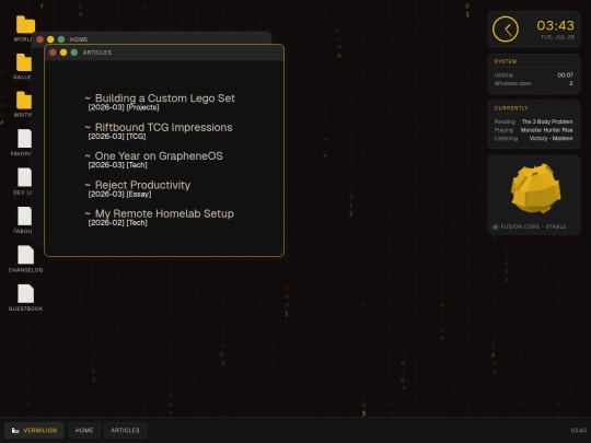 articles screenshot