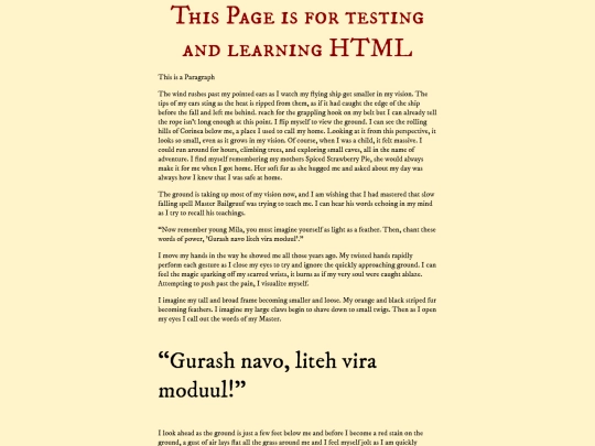 Testing screenshot