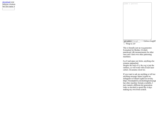 texttoPunchcard screenshot