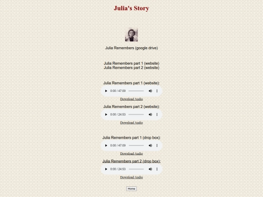 TEMPLATE-audio-links screenshot