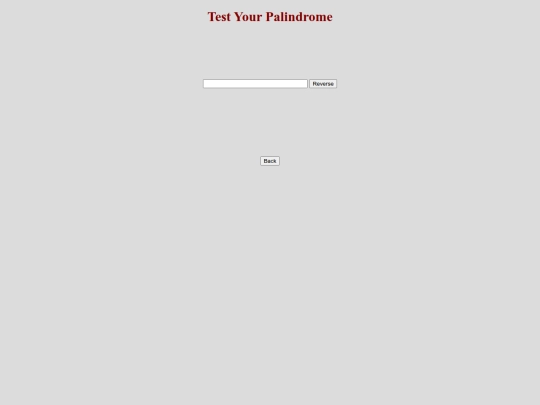 palindrome screenshot