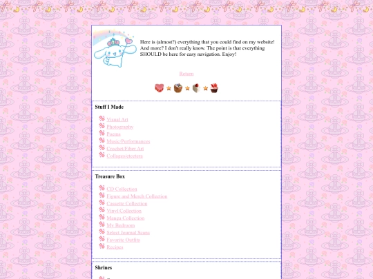 links screenshot