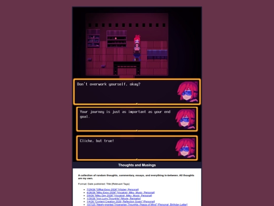 thoughtsandmusings/main screenshot