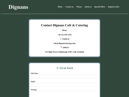 contact screenshot