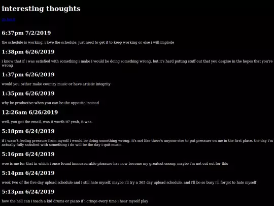 thoughts screenshot