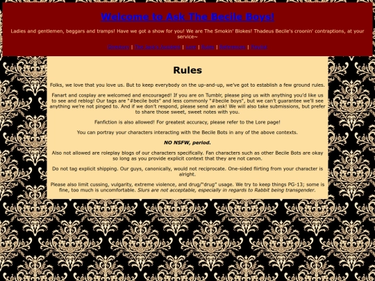 pages/rules screenshot