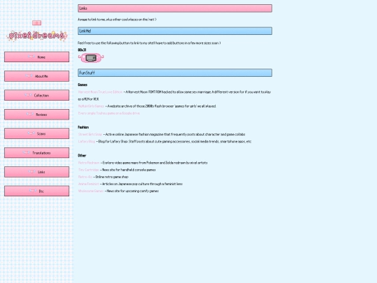 links screenshot