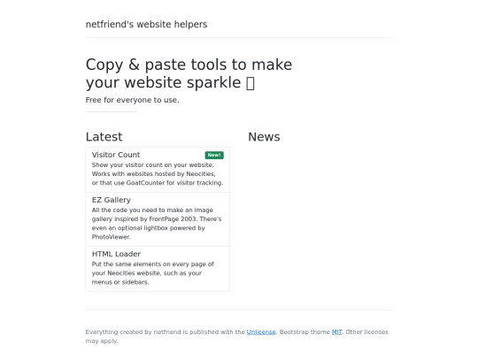 index screenshot