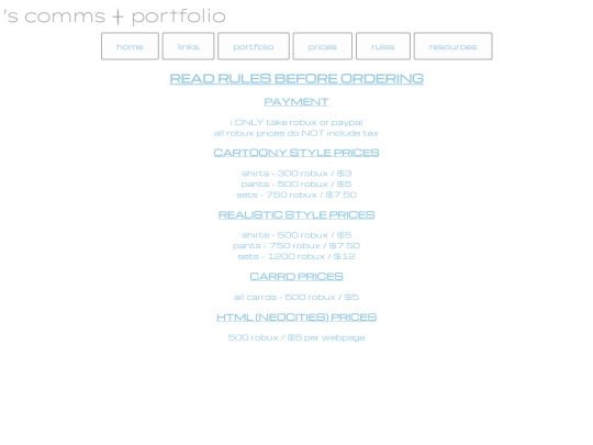 prices screenshot