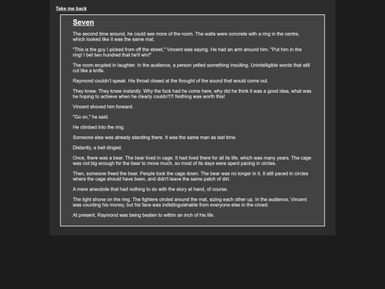 Chapters/seven screenshot