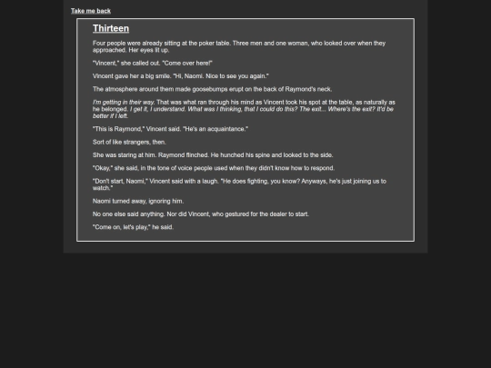 Chapters/thirteen screenshot