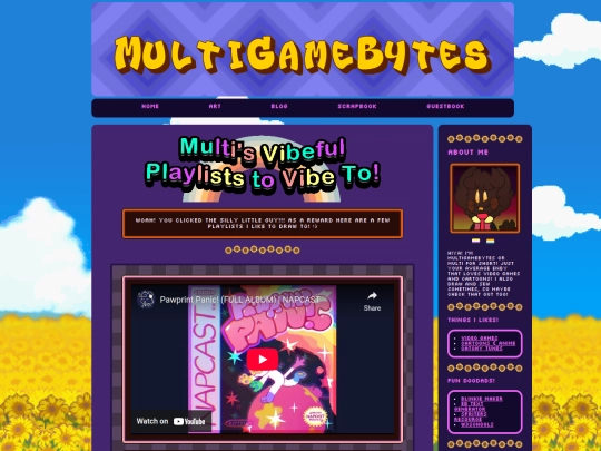 about/playlist screenshot