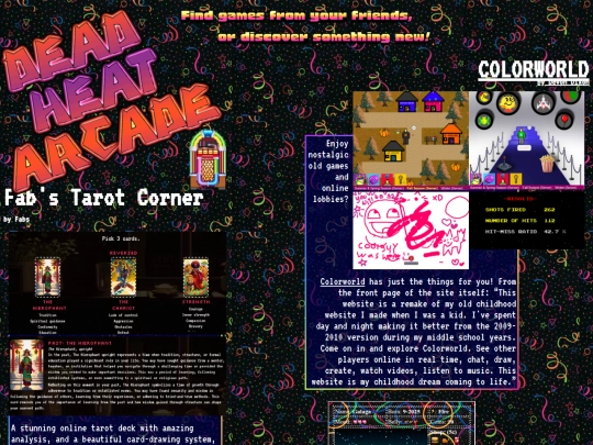 ARCADE screenshot