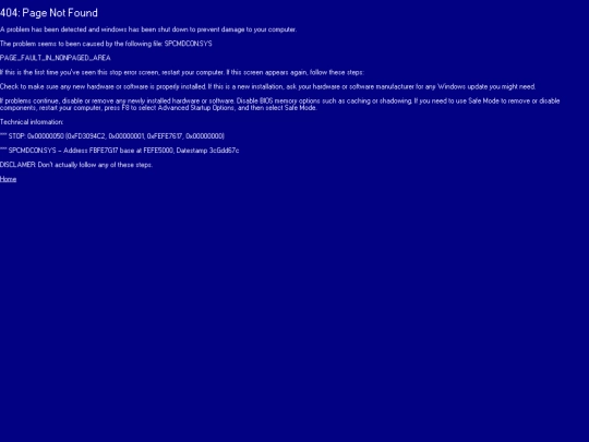 not_found screenshot