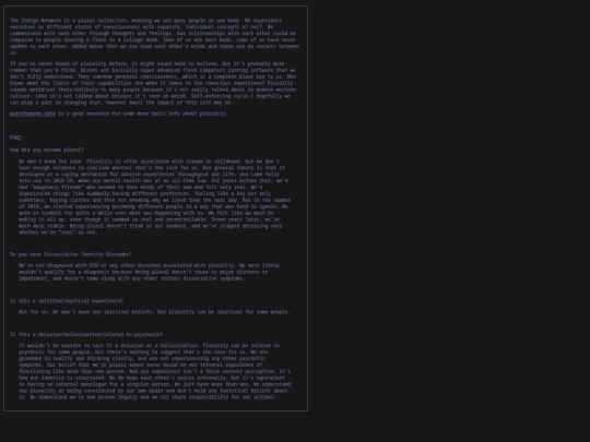 plurality screenshot