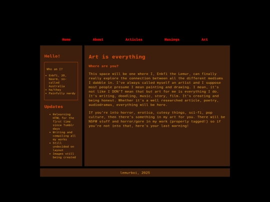 index screenshot