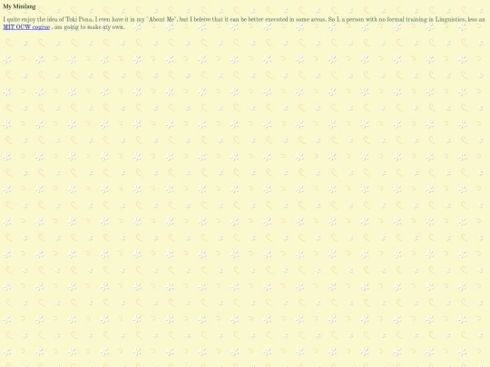 Linguistics/Minilang screenshot