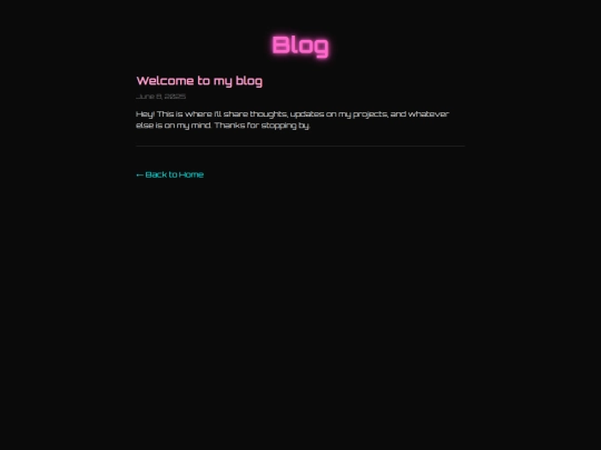 blog screenshot