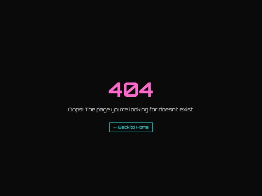 not_found screenshot