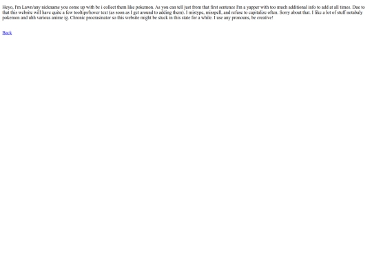 aboutMe screenshot