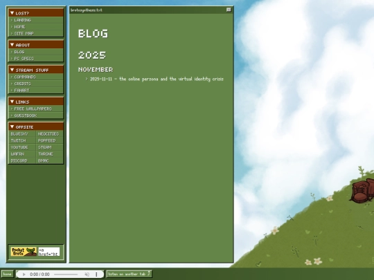 blog screenshot