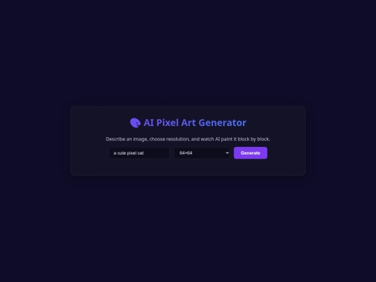 ai-pixel-art-generator screenshot
