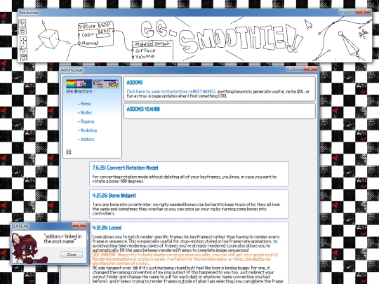 Addons screenshot