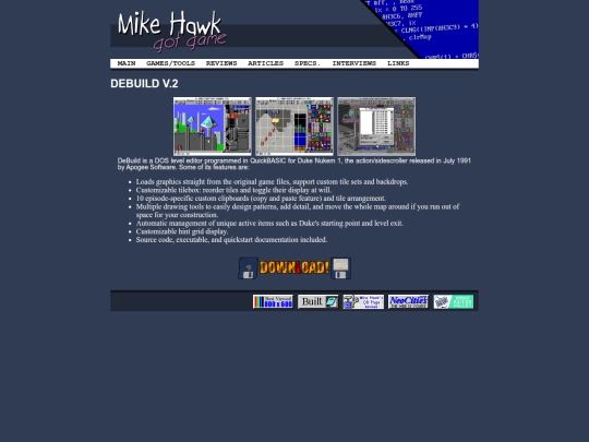 utils/debuild screenshot