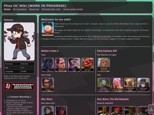 index screenshot