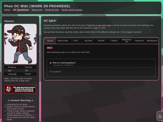 quastions screenshot