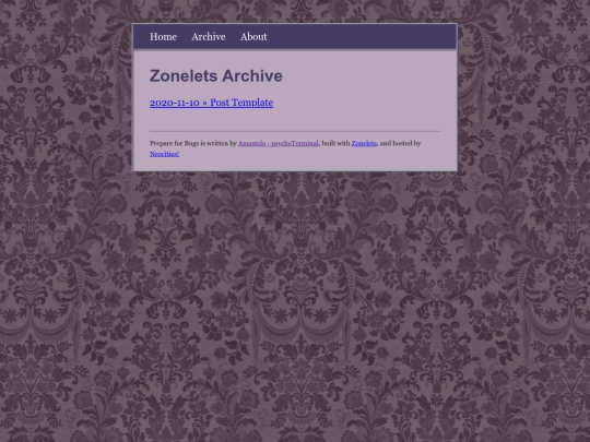 archive screenshot