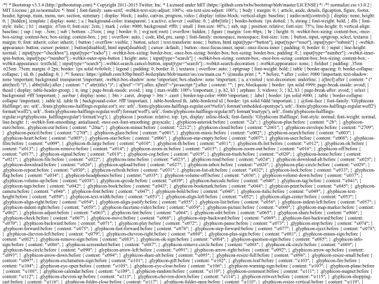 CSS/Bootstrape screenshot