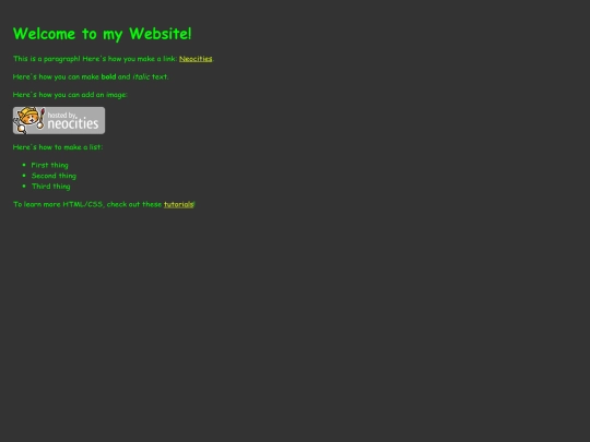 test screenshot