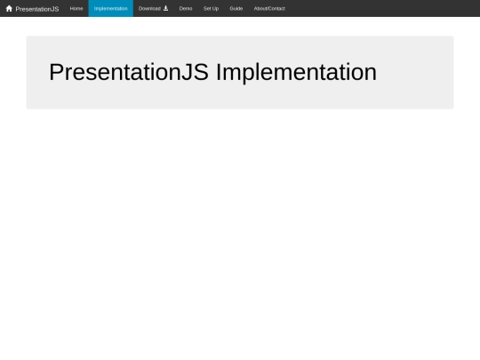 implementation screenshot