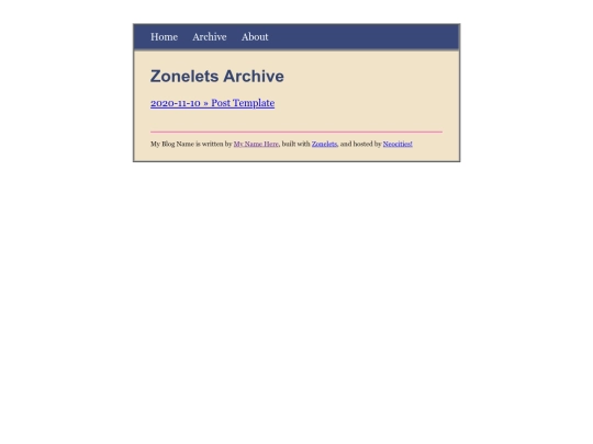 archive screenshot