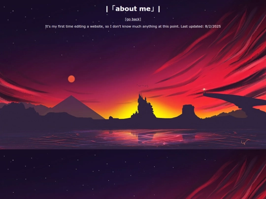 about-me screenshot