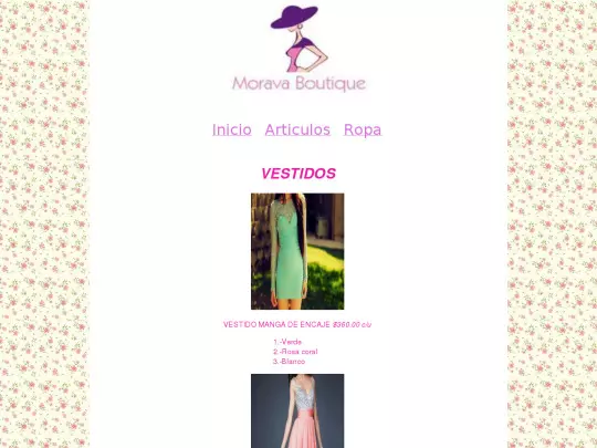 Moravaaa/vestidos screenshot