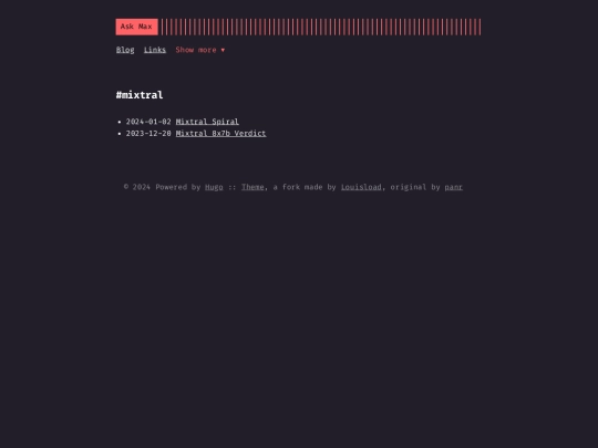 tags/mixtral screenshot