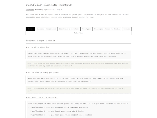 project2/checklist screenshot