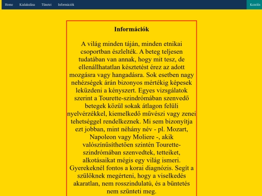 html/info screenshot
