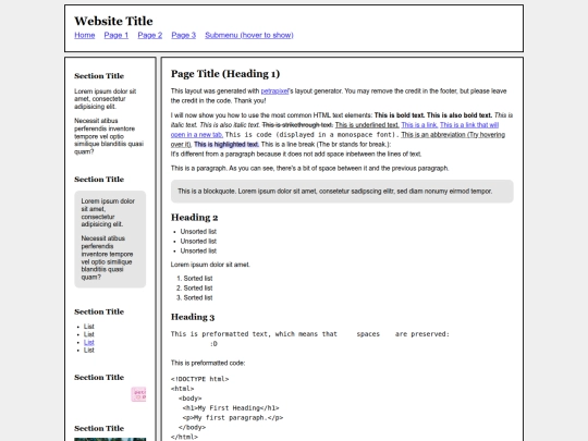 index screenshot
