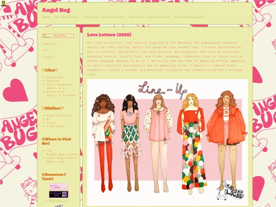 fashionpages/LoveLettersCollection screenshot