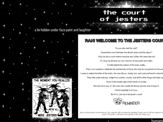 menu screenshot