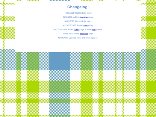 changelog screenshot