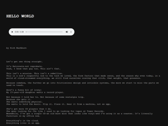 Logs/Hello_World screenshot