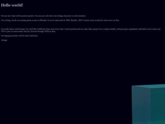 blog screenshot