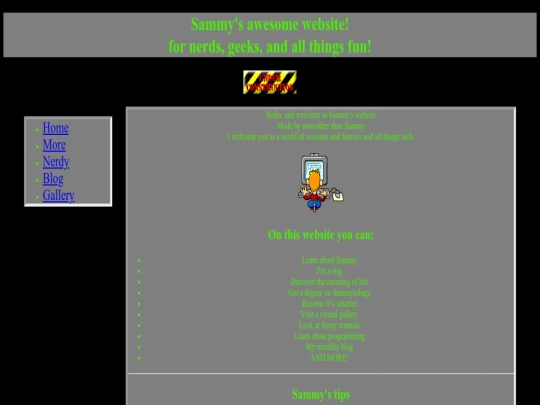 index screenshot