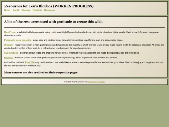 resources screenshot