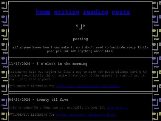 posts screenshot